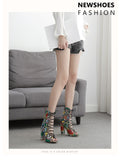 Women Fashion High Heels 10cm Heels Platform Sandals Party Shoes