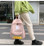 School Backpack New Female Cute Cartoon Transparent Shoulder Bags