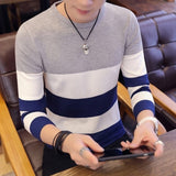 Men Long Sleeve Knitted Sweater Pullovers Coat