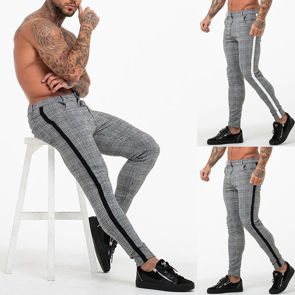 Sweatpants Men Sports Casual Print Bodybuilding Flexible Waist Long Pants