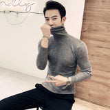 Men's Turtleneck Sweaters Sexy Knitted Pullovers