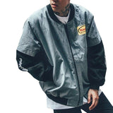 Hip Hop Style MA1 Bomber Jacket Men Harajuku Pilot streetwear Kodak Printing