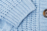 Women Short Cardigan Knitted Sweater Long Sleeve V-neck Jumper