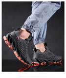 Men's Blade Fitness Running Comfortable Soft Cushioning Athletic Training Footwear