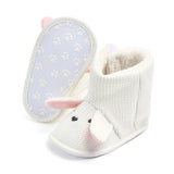 Winter Boots Infant Newborn Cute Cartoon Bear Shoes First Walkers Super Keep Warm Snowfield