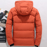Men High Quality Thick Warm Winter Jacket Hooded Thicken Duck Down