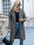 Winter Long Teddy Coat Faux Fur Coat Plus Size Warm