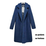 Winter Woman Faux Fur Coat Warm Teddy Jacket