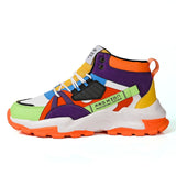 Men Casual High Top Chunky Sneakers Trainers Tendencia
