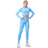 Women Sports Workout Clothes Tracksuit Sports Bra Leggings Set