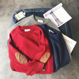 Casual Pullover Hombre Sweater Warm Solid High-Quality