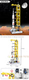 Space Station Saturn V Rocket Building Blocks City Shuttle Figure Toy