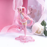 Anime Pink Sakura Action Figures Toys PVC Figure Model