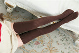 Knee Socks Cotton Thigh High Over The Knee Stockings
