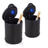 1PCS portable LED smoke car ashtray cigarette ash holds cup automatic light indicator ashtray car cup holder