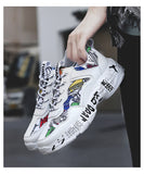 TUINANLE Sneakers Woman Casual Graffiti Vulcanized Shoes