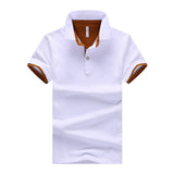 Men's Polo Shirt Cotton Short Sleeve Brands Clothing Jerseys Summer Stand Collar Tops