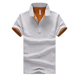 Men's Polo Shirt Cotton Short Sleeve Brands Clothing Jerseys Summer Stand Collar Tops