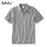 GAAJ 100 Cotton Polo Shirt Men Brand Shirts Short Sleeve