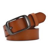Women's strap Women genuine leather color belts Top quality jeans belt