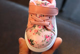 DIMI Cute Flower Baby Girls Shoes Newborn Soft Bottom First Walker