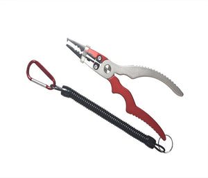 New Aluminum Fishing Pliers Cutters Fishing Tether Combo Hooks Remover