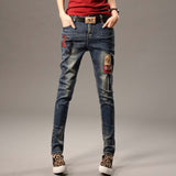 New Spring  Women Jeans jean Pants Denim Trousers Loose Jeans clothes