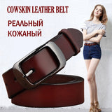 SAN VITALE New Women's Belts Genuine Leather Female Vintage for Jeans