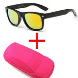 LongKeeper Cool Kids Sunglass UV 400 Protection with Case Children Gift