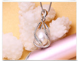FENASY Jewelry cage Party style Freshwater Pearl Silver Pendant