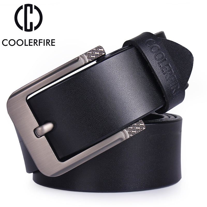 Men Retro Waist Strap Genuine Leather Alloy V Buckle Belt for Men Ceinture  Femme High Quality Designer Famous Brand Luxury Belts