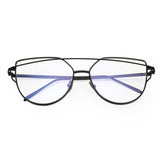 High Quality Vintage Women Sunglasses Metal Frame Cat eye Sun glasses