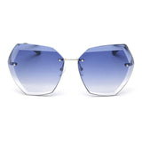 Women Sunglasses Vintage Rimless frame Summer Lens shade glasses