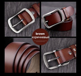 COWATHER cowhide genuine leather belts for men brand Strap