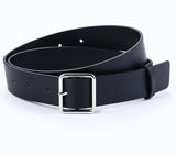 HOT Circle Buckles Belt women fashion students simple casual trousers
