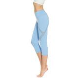 Women Sports Tights Capris Gym Slim Yoga Pants High Trousers for Women