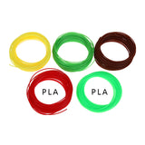 20Pcs/Set 20 Color 10m/color 3D Printer Pen Filament ABS/PLA 1.75mm Plastic Rubber Consumables Material 3d pen filament