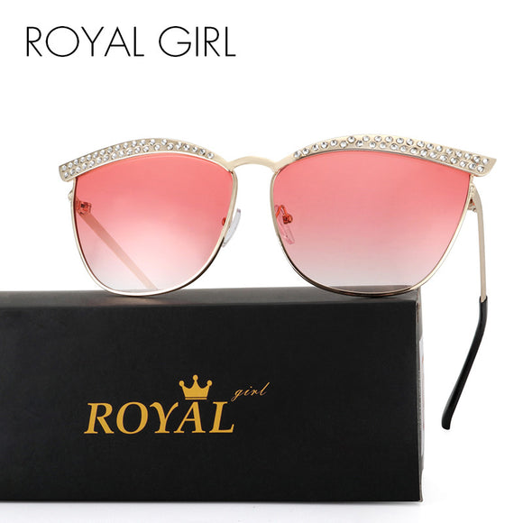 Cat Eye Sunglasses Crystal Diamond Luxury Sun Glasses Women Eyewear