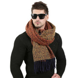 Fashionable Men's Winter Wool Knitted Cashmere Scarf