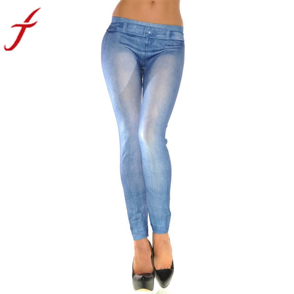JECKSION Jeans Sweatpants Pantalones Color Stretch Sexy Pants #LYW