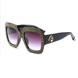 ROYAL GIRL Oversized Square Sunglasses Women Luxury Designer Brand