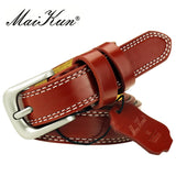 Top Quality Cowskin Leather Belts for Women Cummerbund Luxury Belt