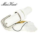 Top Quality Cowskin Leather Belts for Women Cummerbund Luxury Belt