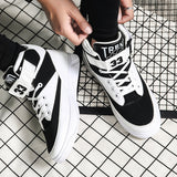 Mazefeng Hard-Wearing high-top Shoes Men Sneaker Lace-up Trend