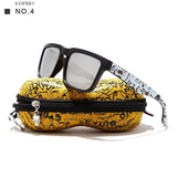 Eye-catching Function Polarized Sunglasses For Men Matte Black Frame