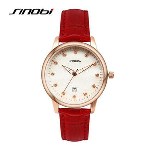 Sinobi Luxury Diamond Fashion Ladies Automatic Date Watch