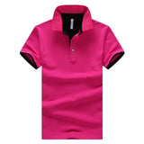 New fashion solid cotton short sleeve tops for man slim