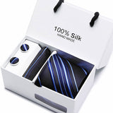 New Plaid men ties set Extra Long Silk Jacquard Woven Neck Tie Suit