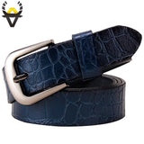 Genuine leather Belts for Women Fashion Pin buckle thin belt