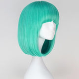 White Women Synthetic Full Wigs Short Straight Bob Hairstyle